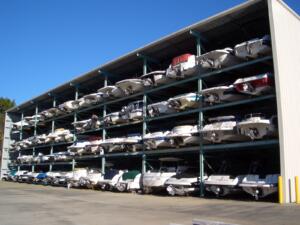 indoor boat rack storage