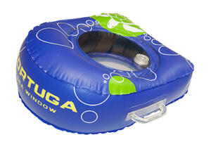 Tortuga green and blue sea window floatie