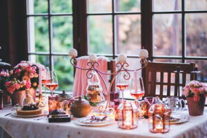 beautiful table setting