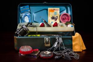 Fishing in the winter requires a properly stocked tackle box