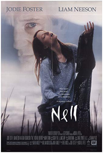 Nell Movie Poster, filmed on movie lake Fontana Lake, C=Nc