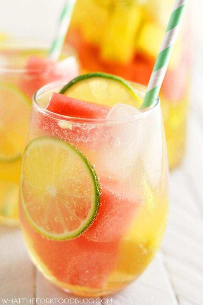 Meyer Lemon Shandy Sangria. - How Sweet Eats