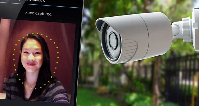 Facial recognition security camera by Google