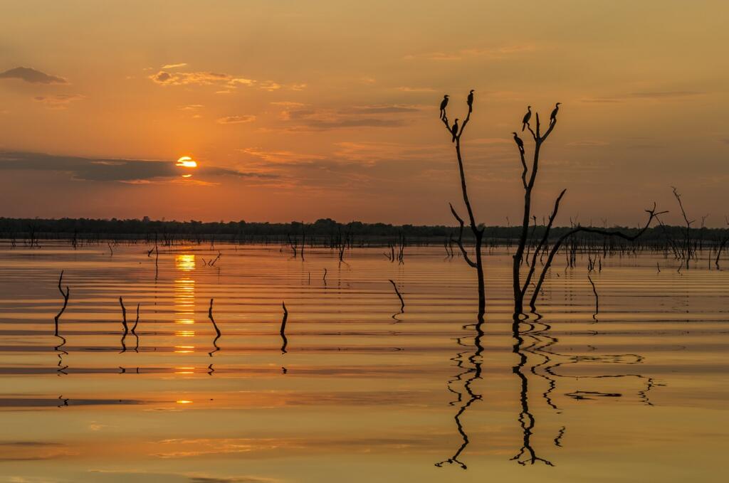 lago Kariba, Tramonto in Zimbabwe