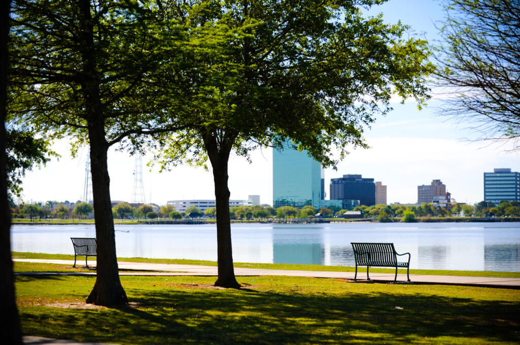 Creole Nature Trail in Lake Charles during the day with view