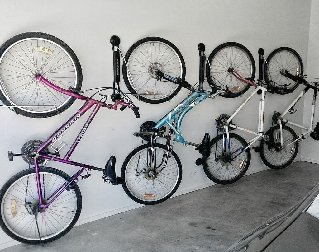 Bicycle garage storage