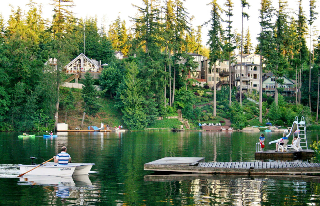 Sense of community at the lake living on the water