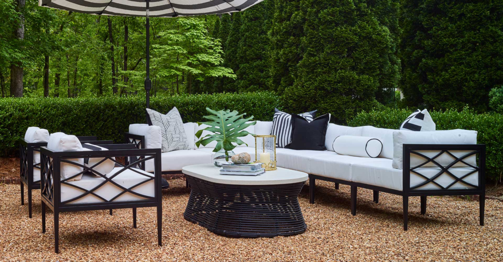 White patio online set