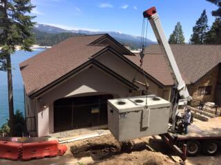 Septic tank 1500 gallon lake house