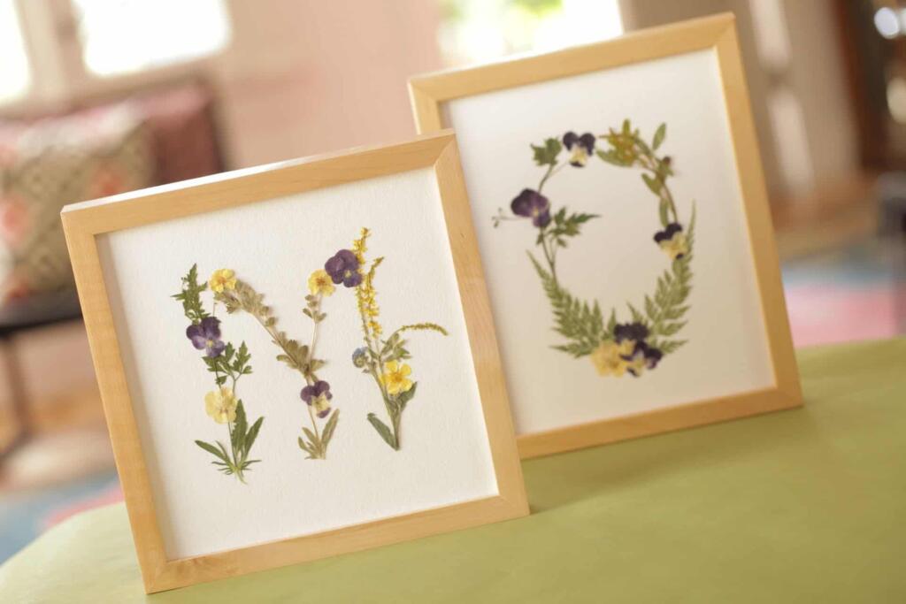 Dried Flower Crafts + Tutorials 